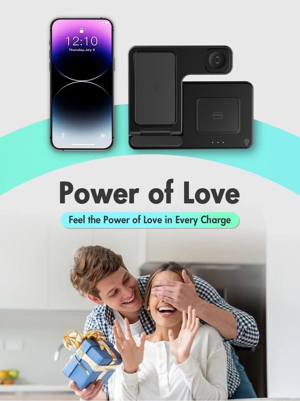 3 in 1 wireless Charging Station, new